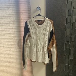 360 SWEATER Cable Knit Sweater